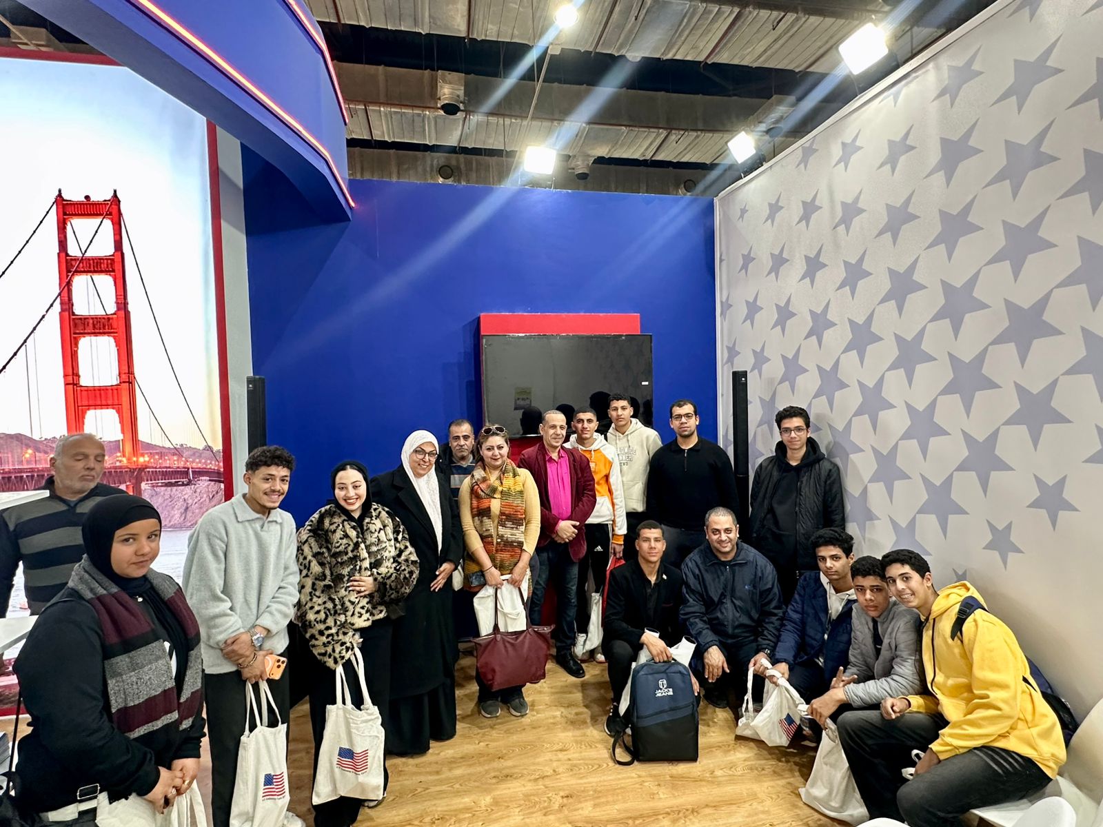 جانب من رواد المعرض