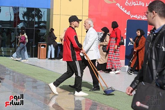 جهد كبير طوال ايام المعرض