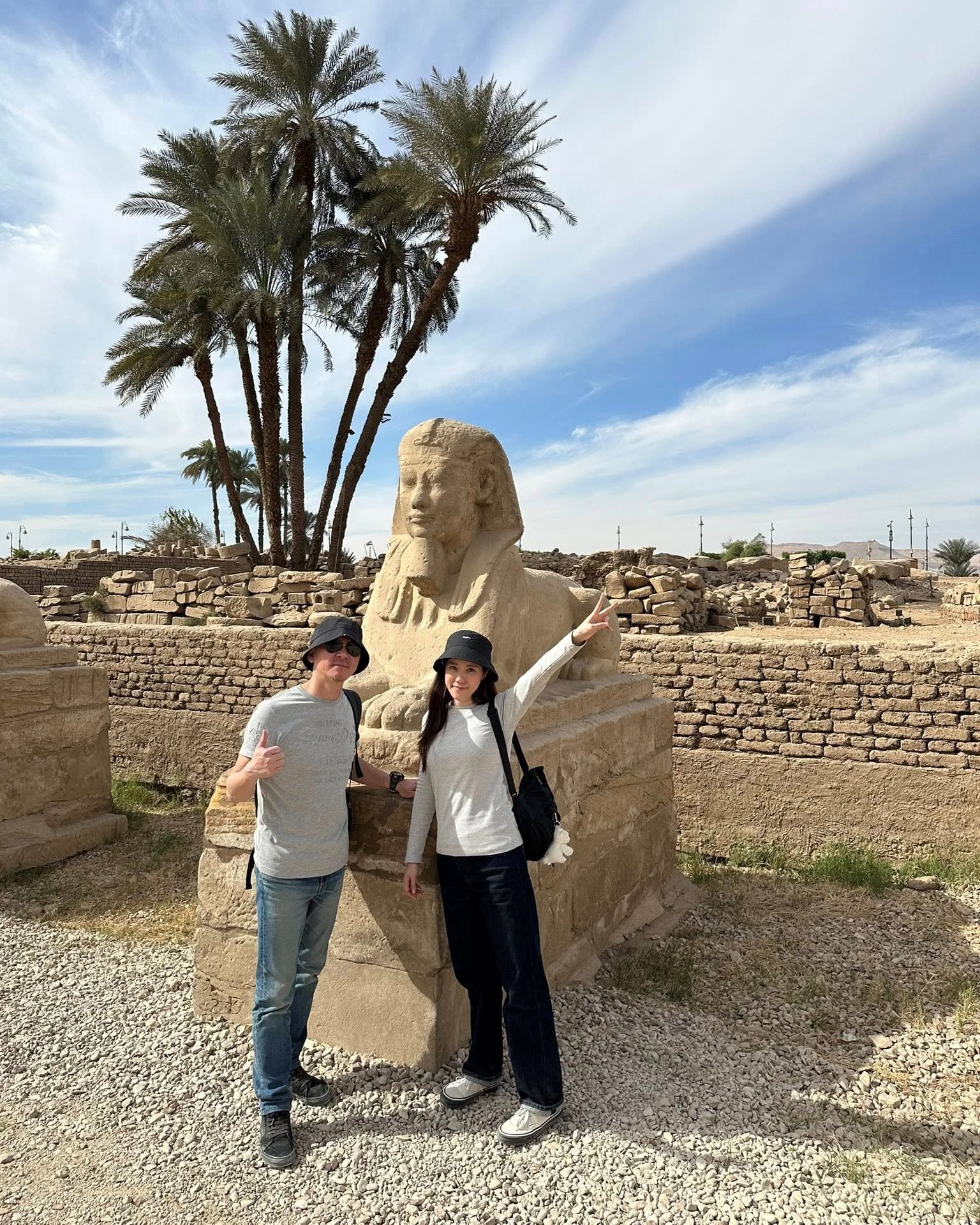 بهجة الأجانب فى قلب طريق الكباش الفرعونى