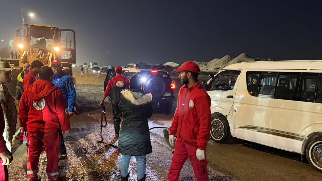 جانب من الهلال الأحمر المصري