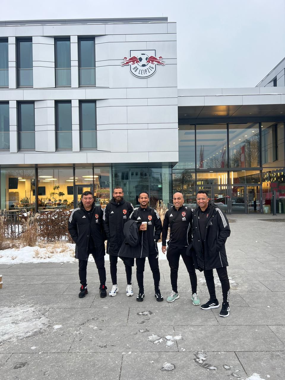 وليد سليمان مع عمرو الحلواني ومحمد يوسف