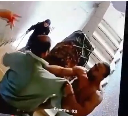 جانب من المشاجرة