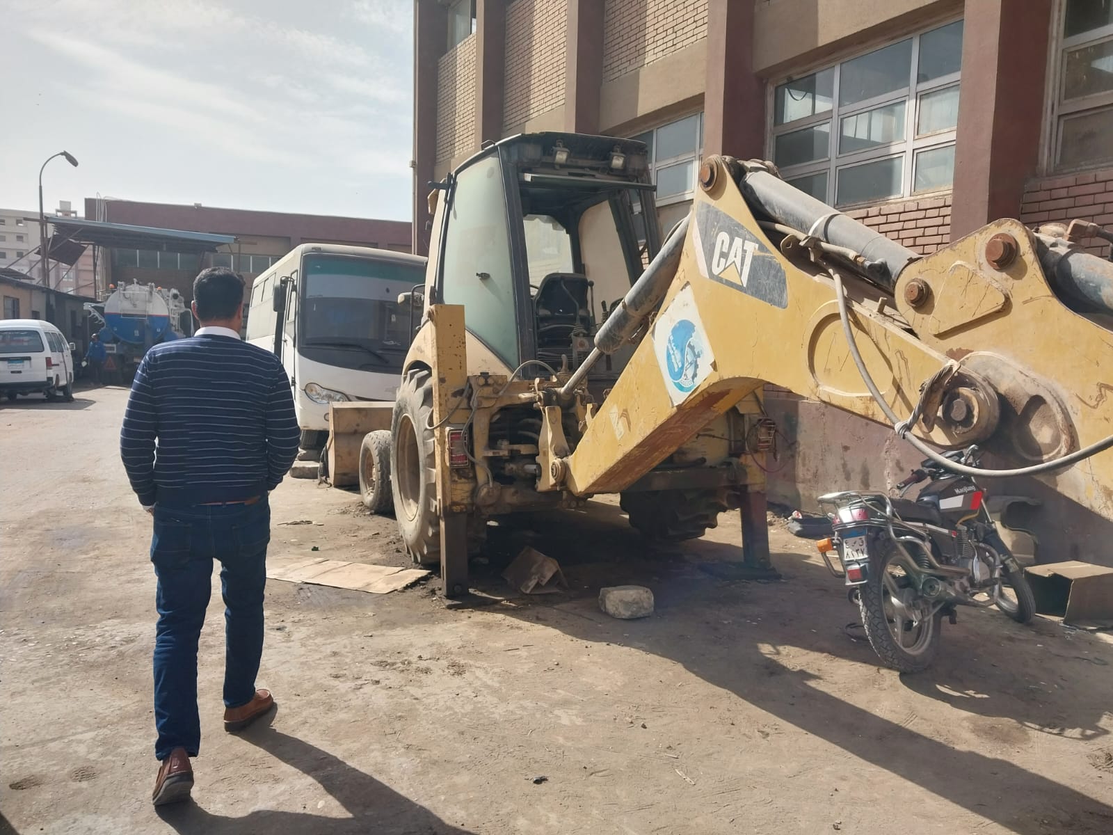 متابعة ورئش الصيانة بشركة مياه القليوبية