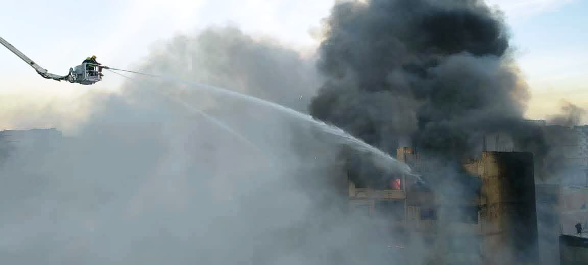 إخماد حريق داخل 3 منازل فى منشأة ناصر (3)