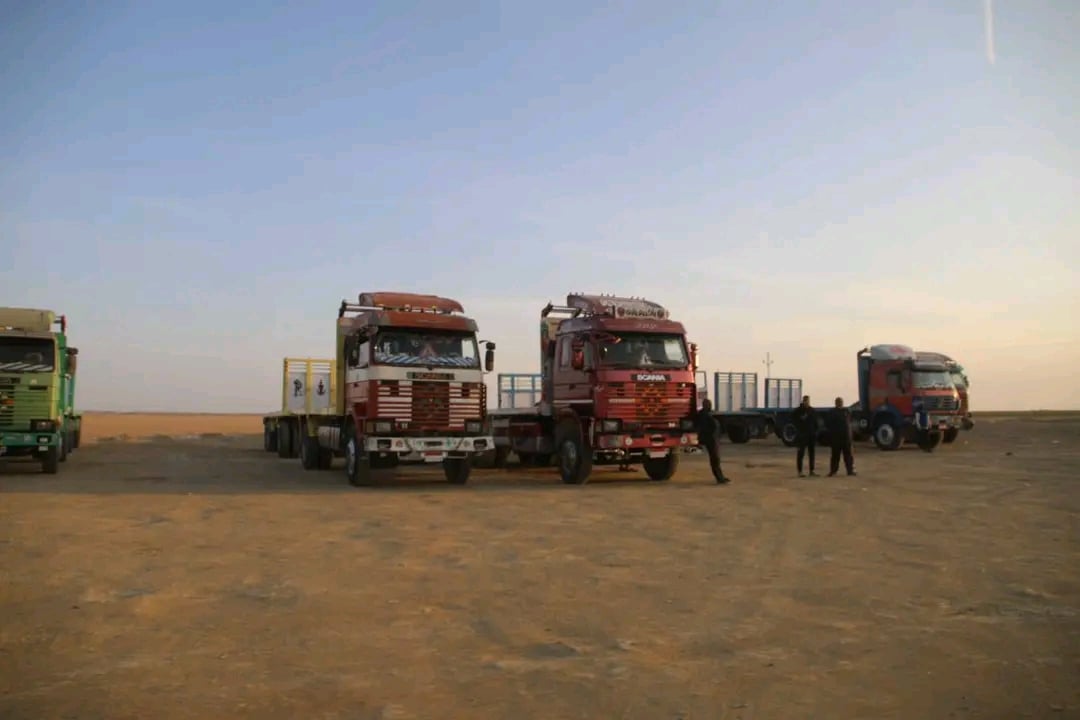 تجهيز الشاحنات لنقل محصول البطاطس تجهيز الشاحنات لنقل محصول البطاطس