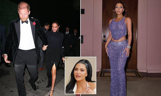 كيم كاردشيان وميجان وهاري