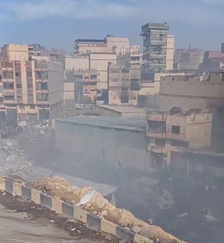 شاهد  اثار حريق 4 منازل فى منشأة ناصر (4)