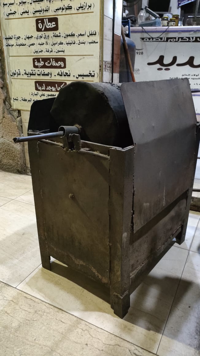 ماكينة تحميص البن اليدوية