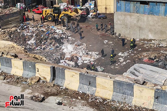 مشاهد من داخل منطقة الزرايب