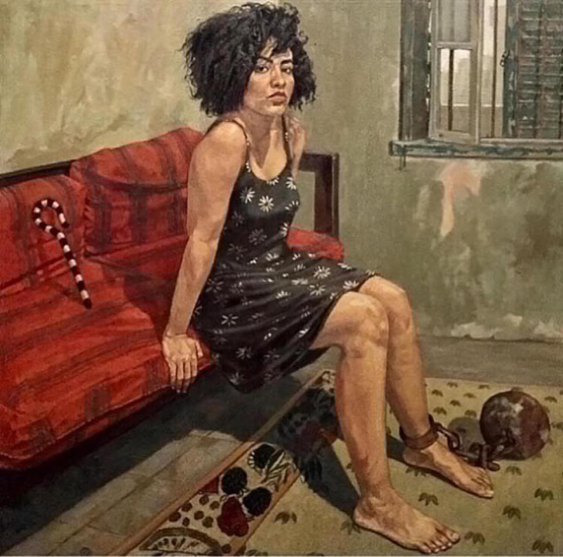 المرأة المقيدة