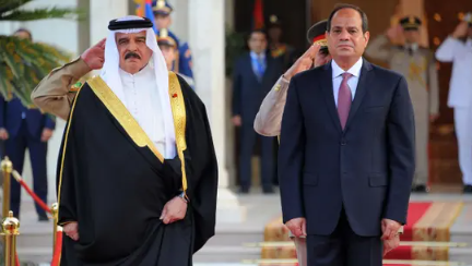 الرئيس السيسى وملك البحرين