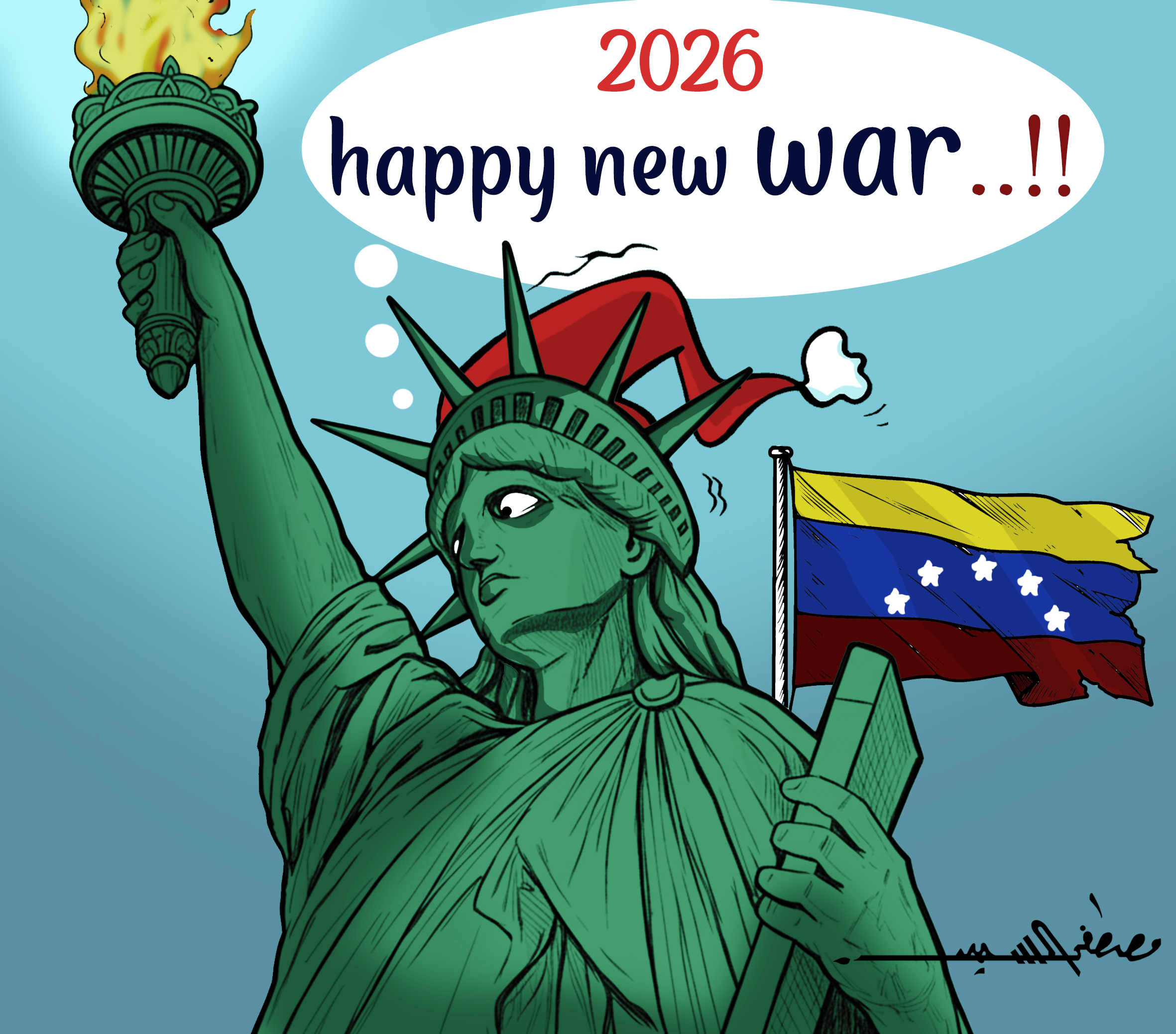 كاريكاتير-مصطفى-السيد