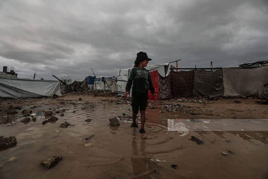 الطقس السيء يضرب قطاع غزة