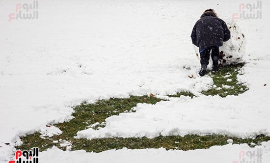 تساقط الثلج على برلين