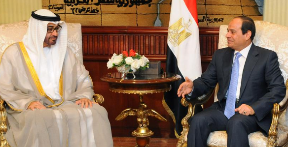 الرئيس السيسى ومحمد بن زيد