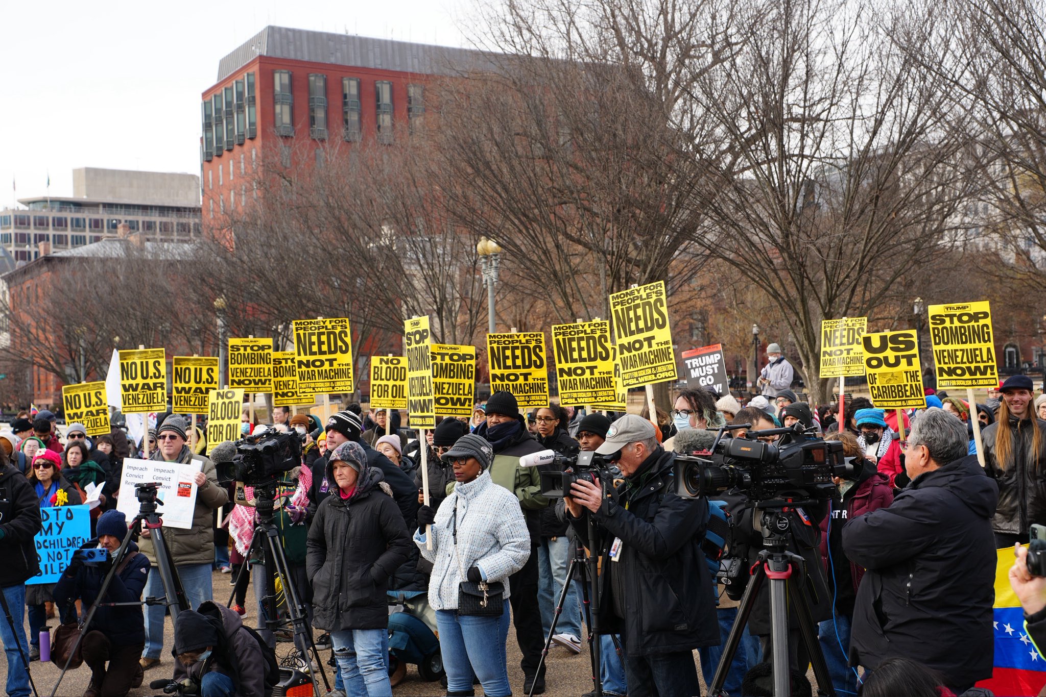 مظاهرات أمام البيت الأبيض