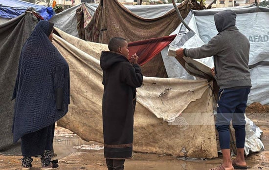 خيام من القماش الهاش