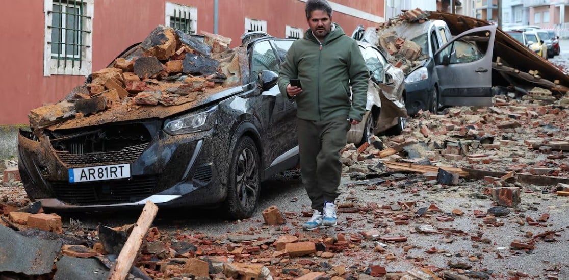 اضرار واسعة فى البرتغال