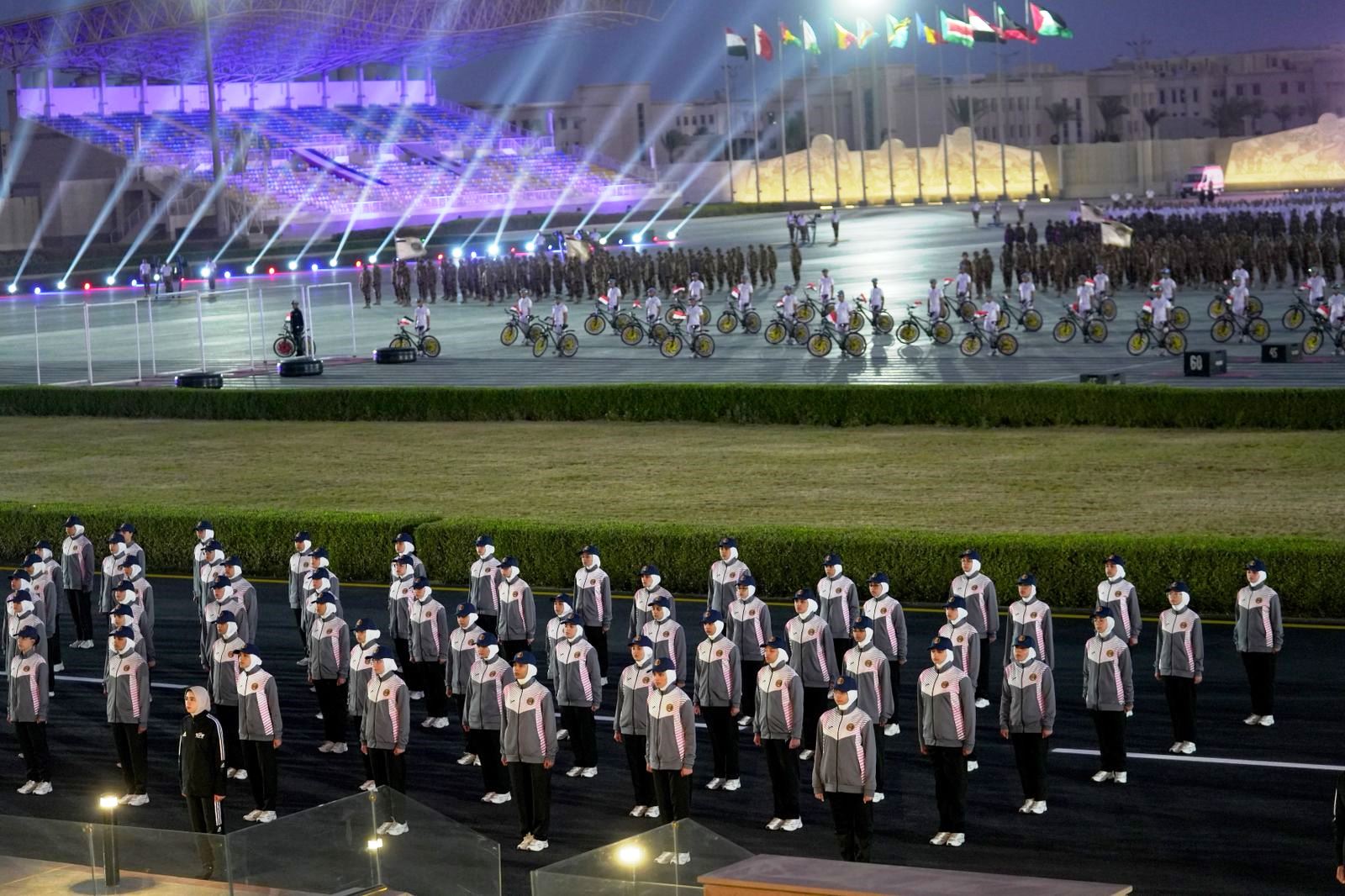 طابور رياضى بالأكاديمية العسكرية طابور رياضى بالأكاديمية العسكرية