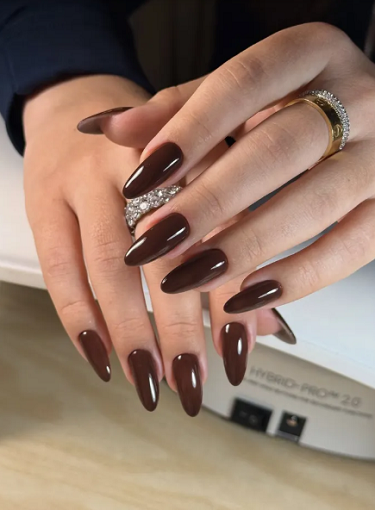 لون غاناش الشيكولاتة