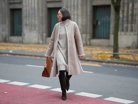 ارتداء الفساتين في الشتاء