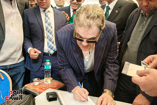 الدكتور السيد البدوي يُدلي بصوته في انتخابات رئاسة حزب الوفد