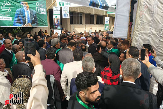 جانب من انتخابات حزب الوفد