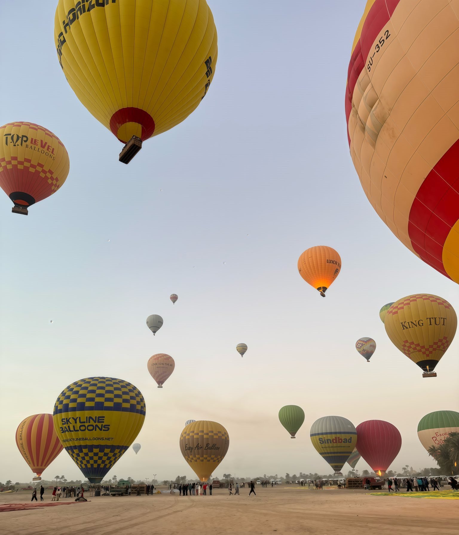 تحليق 90 رحلة بالون طائر على متنها 2000 سائح بالبر الغربى تحليق 90 رحلة بالون طائر على متنها 2000 سائح بالبر الغربى