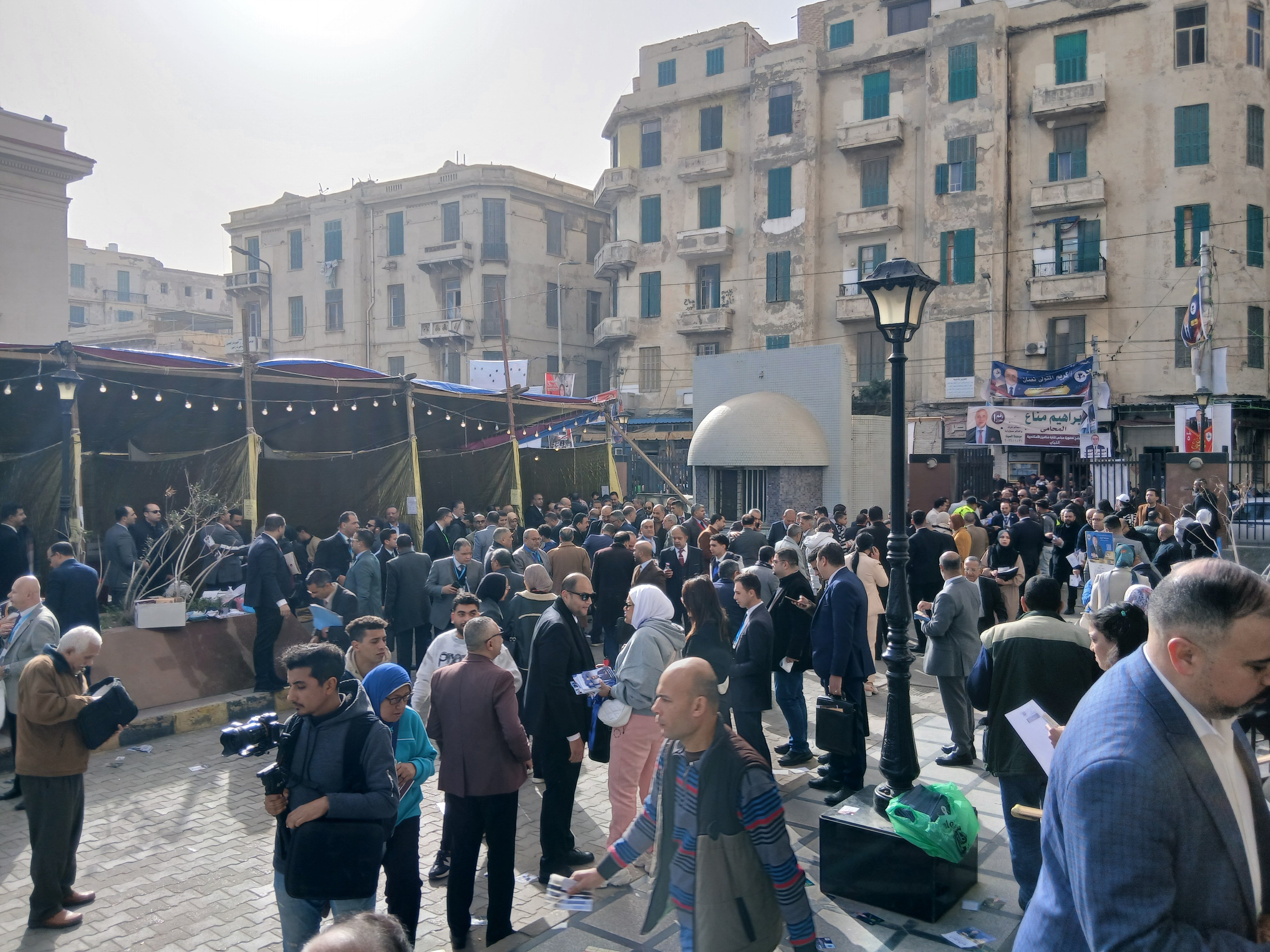 إقبال على انتخابات محامين الإسكندرية إقبال على انتخابات محامين الإسكندرية