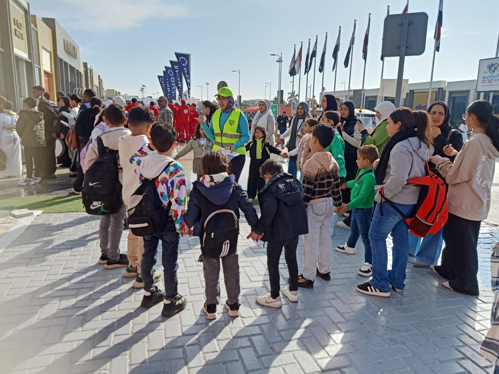 جانب من  مبادرة صندوق مكافحة الإدمان للتوعية بخطورة المخدرات