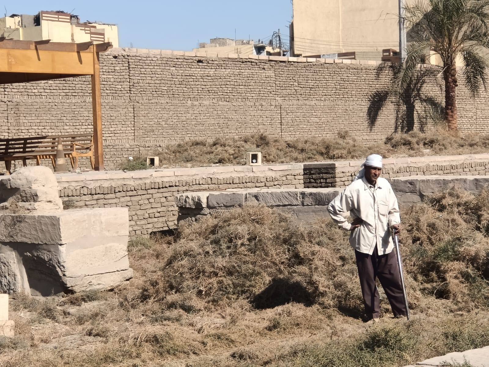 أعمال يومية وحملات شاملة لتجميل ورفع الحشائش من طريق الكباش