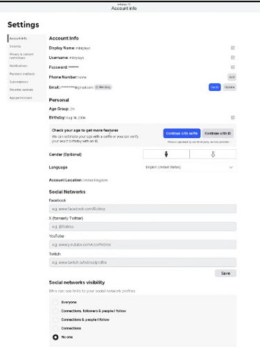 خطوات الدخول على شات ريبلوكس