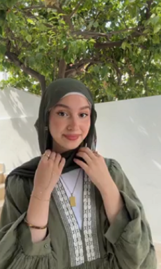 حجاب شيفون سادة