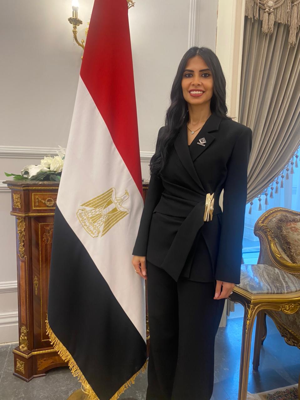 النائبة هايدي المغازي في القاعة الرئيسية لمجلس النواب الجديد بالعاصمة الادارية النائبة هايدي المغازي في القاعة الرئيسية لمجلس النواب الجديد بالعاصمة الادارية