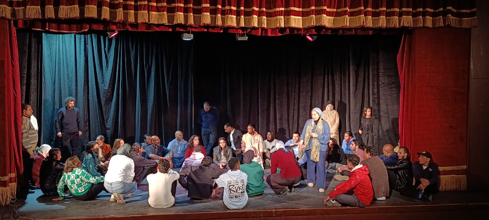 انطلاق أولى ورش مهرجان المسرح العربي في قصر ثقافة الأنفوشي بالإسكندرية (1)