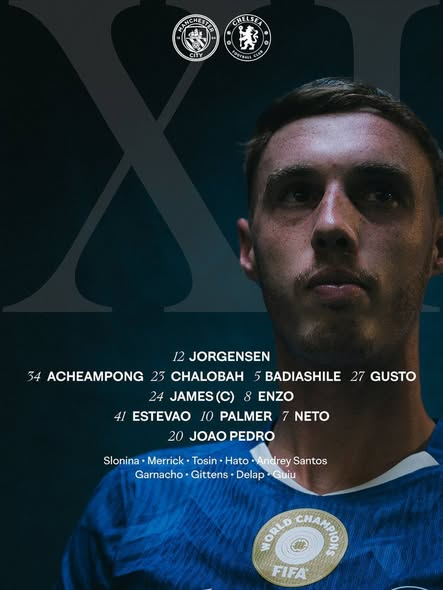 تشكيل تشيلسي ضد مان سيتي