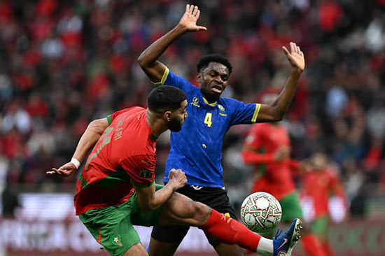 مبارة المغرب وتنزانيا