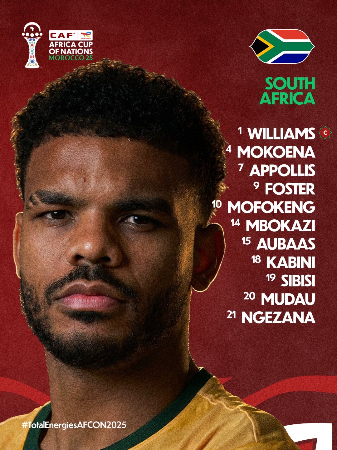 تشكيل منتخب جنوب افريقيا