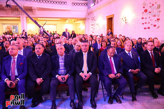 خلال الاحتفال بعيد الميلاد بكنيسة قصر الدبارة