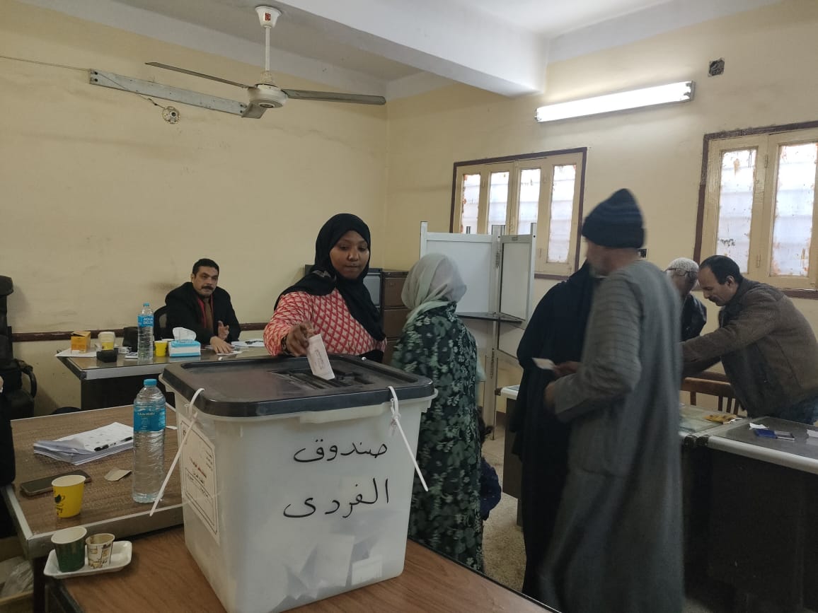 أهالى الأقصر يتوافدون على لجان انتخابات مجلس النواب فى إسنا والقرنة وأرمنت