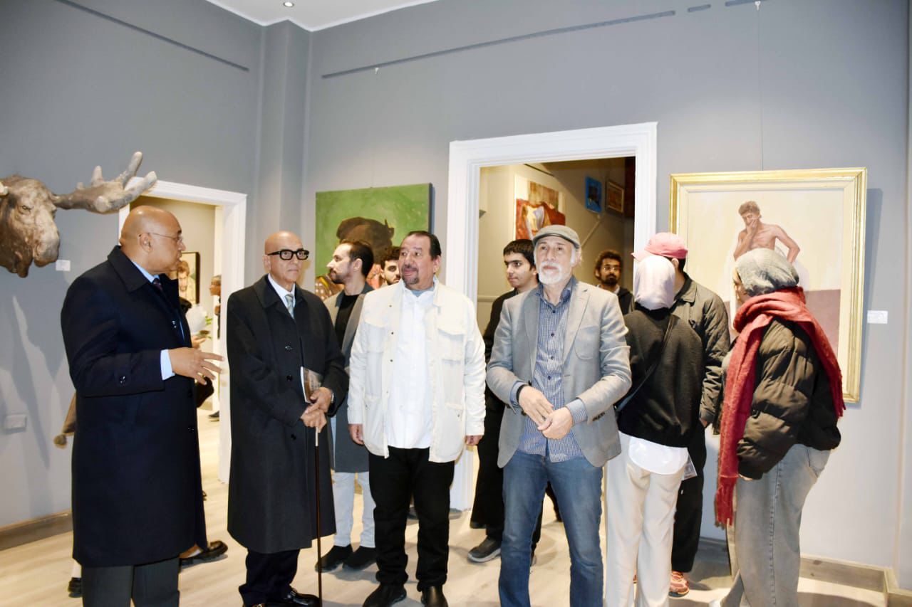 افتتاح معرض عائلة السماحي