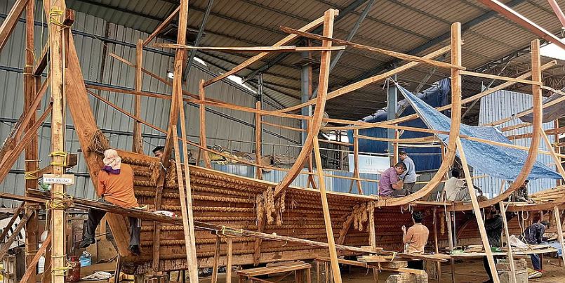 السفن المخيطة بألياف جوز الهند (1)