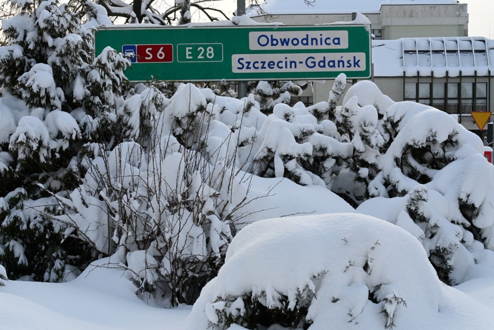  حديقةً مُغطاةً بالثلوج في وارسو، بولندا (10)