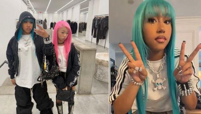 ابنة كيم كاردشيان تثير  الجدل