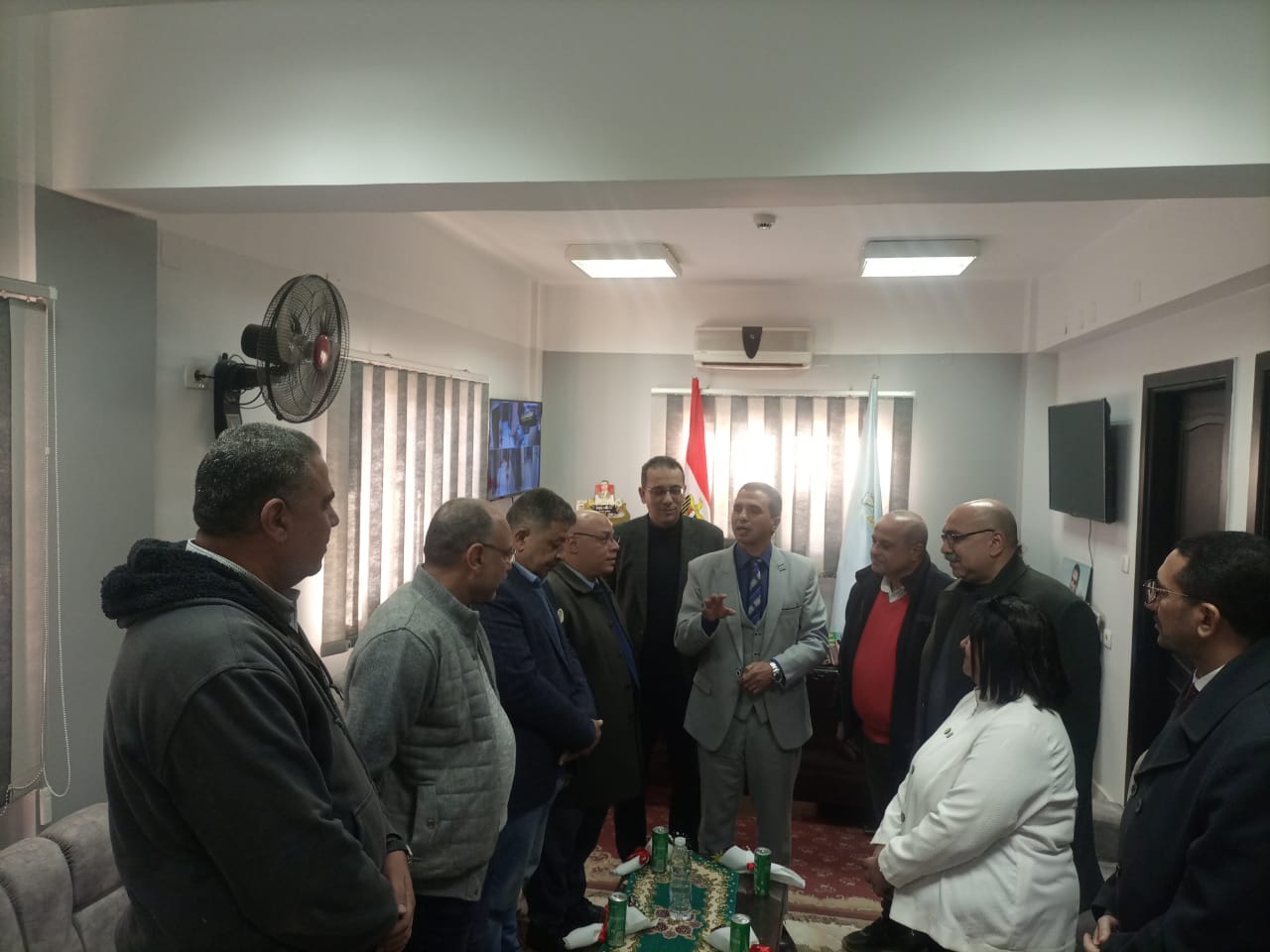 وكيل تعليم كفر الشسيخ  يستقبل المسيحيين العاملين بالتعليم