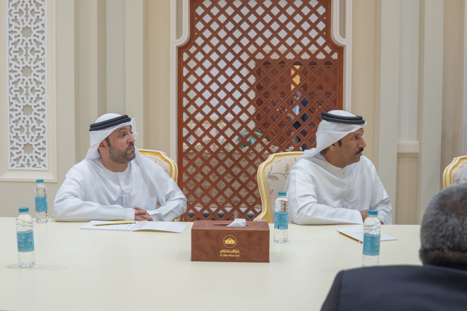 خلال استقبال الشيخ الدكتور سلطان القاسمي لمدراء بيت الشعر