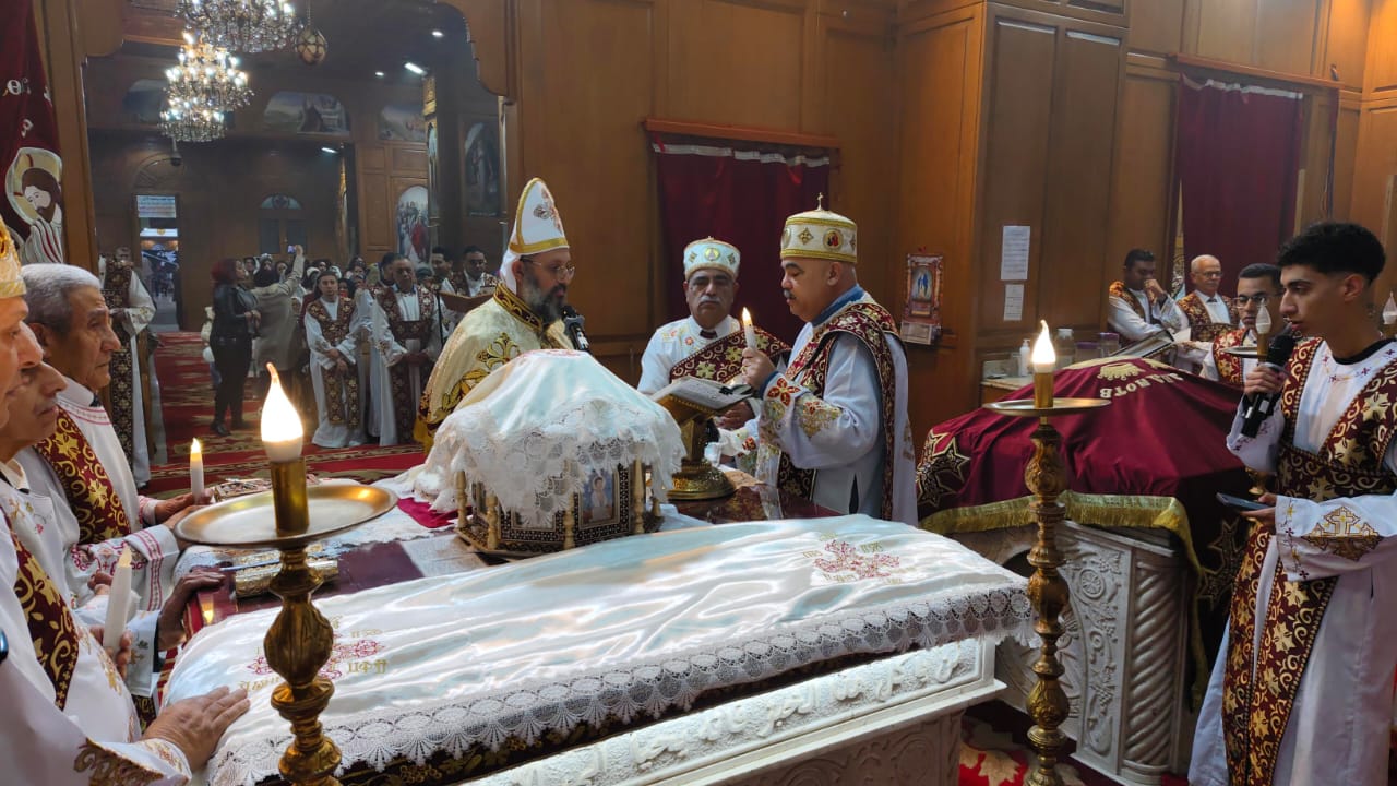 القداس في بورسعيد