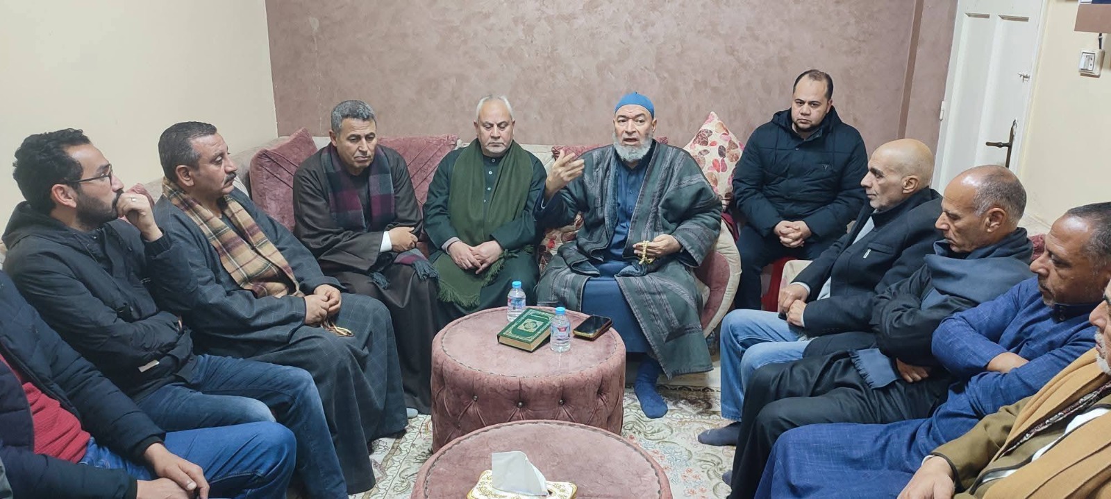 جلسة الصلح بين أسرة محمد مجدي (1)