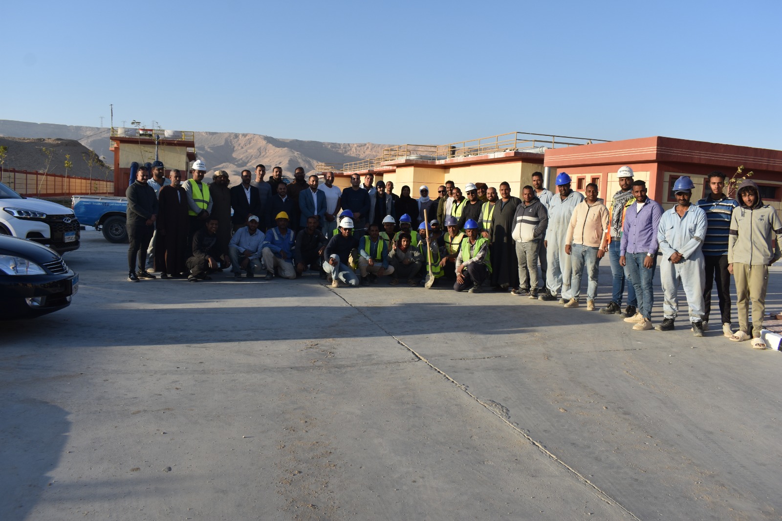 دعم لأهالى قرى أرمنت بإستمرار مشروعات المبادرة الرئاسية حياة كريمة