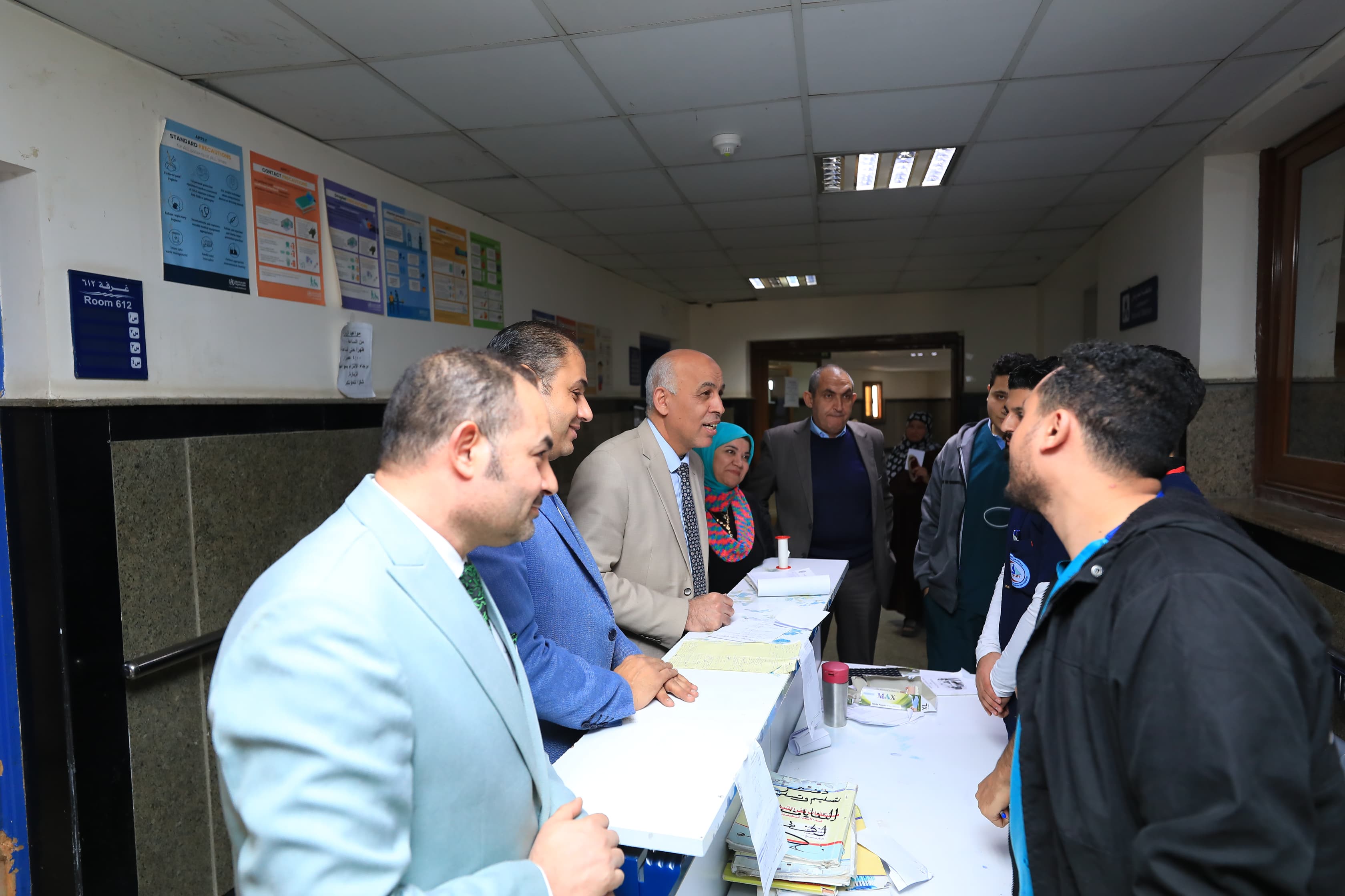 جولة لرئيس جامة كفر الشيخ في المستشفى الجامعي جولة لرئيس جامة كفر الشيخ في المستشفى الجامعي